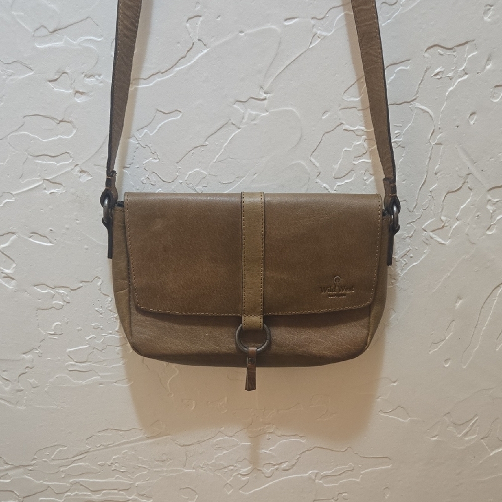 Wild West Los Angeles Tan Crossbody Bag